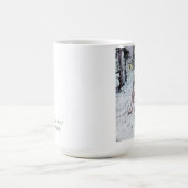 木のマグを家に持って来ること コーヒーマグカップ (中央)