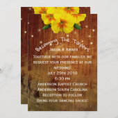 木のマリーゴールド 招待状 (正面/裏面)