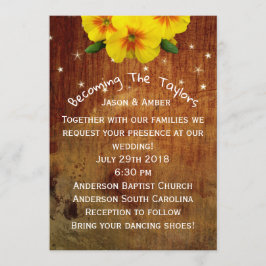 木のマリーゴールド 招待状