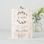 木のミニマ素朴リストの支部が日付を救う 招待状 (スタンド正面)