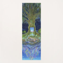 木のヨガのマットのハート ヨガマット