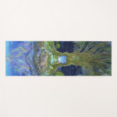 木のヨガのマットのハート ヨガマット (正面(横))