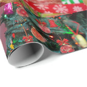 木のラッピング紙のトリミング ラッピングペーパー (ロールコーナー)