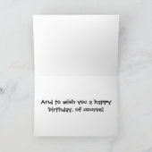 木のリス カード (内部)