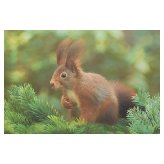 木のリス ファブリック (ヤード)