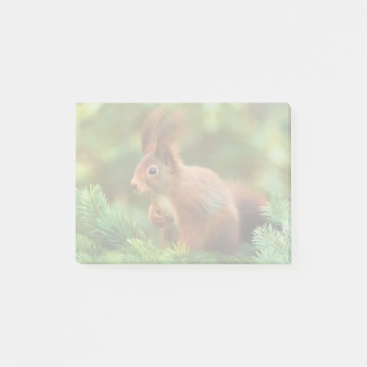 木のリス ポストイット (正面)