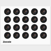 木のリボン RSD CRPS啓発 ラウンドシール (シート)