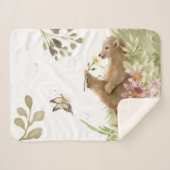 *~*木のリラックス香りがする花 シェルパブランケット (正面(横))