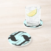 木のワタリガラス コースター (側面)