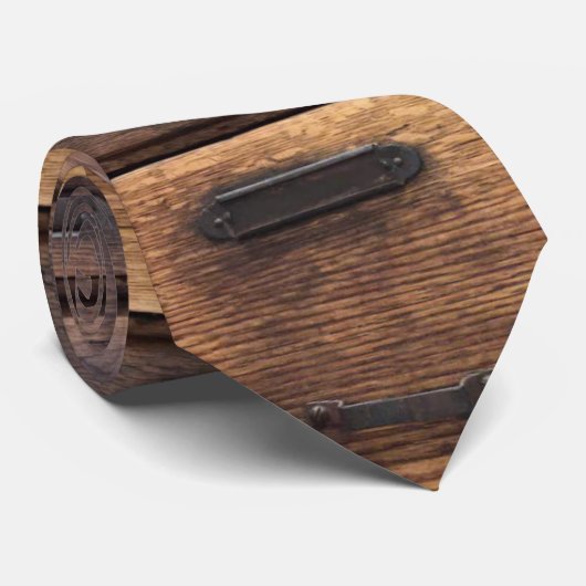 木のヴィンテージのキャビネットの首のタイ ネクタイ (ロール)