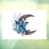 木の三日月に青い蝶 ウィンドウサイン (シート3)