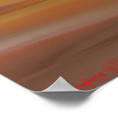 木の上つるのポケットの腕時計の夢の風景 ポスター (角)