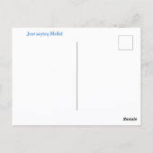 木の上であなたを眺めるかわいいリス フォトジェニック ポストカード (裏面)