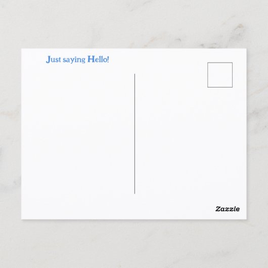 木の上であなたを眺めるかわいいリス　フォトジェニック ポストカード (裏面)