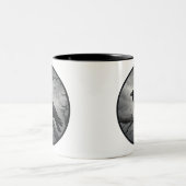 木の上で時を告げる ツートーンマグカップ (中央)