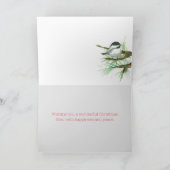 木の上で楽しい《鳥》アメリカゴガラの鳥 カード (内部)