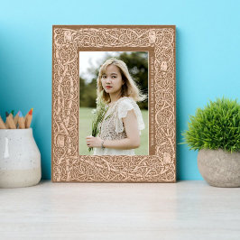 木の上で賢い成長を縁ど望む レーザー彫刻フレーム