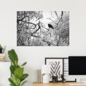 木の上で飢え凍っている ポスター (ホームオフィス)