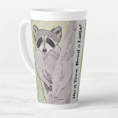 木の上にラテ!カフェラテマグ カフェラテマグ (左アングル)