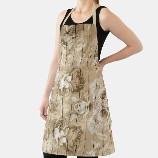 木の上にヴィンテージの木を懐かしむ エプロン (インサイチュ)