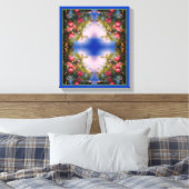 木の上に赤い絵画りんご キャンバスプリント (インサイチュ (寝室))