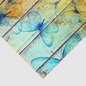 木の上のカラフル蝶素朴 薄葉紙 (詳細)