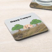 木の上のキャンパーとハッピーキャンパー コースター (左側)