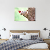 木の上のクリスマスリス キャンバスプリント (インサイチュ (寝室))