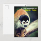 木の上のスリザーサル ポストカード (正面/裏面)