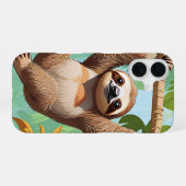 木の上のナマケモノ  iPhone 16ケース (裏面横)