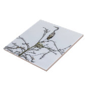 木の上のヘロン陶磁器タイル タイル (側面)