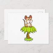 木の上のミーアキャット ポストカード (正面/裏面)