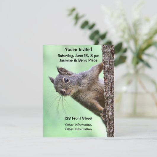 木の上のリス 招待状 (スタンド正面)