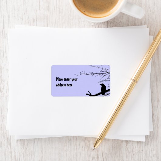 木の上のレイヴン ラベル (インサイチュ)