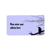 木の上のレイヴン ラベル (正面)