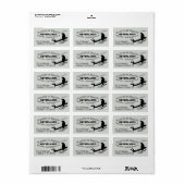 木の上のレイヴン ラベル (フルシート)