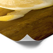 木の上のレモン ポスター (角)