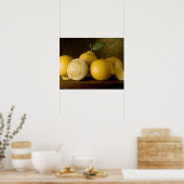 木の上のレモン ポスター (キッチン)