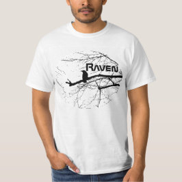 木の上のワタリガラスTシャツ Tシャツ