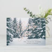 木の上の場所で写真のクリスマスを聞く シーズンカード (スタンド正面)