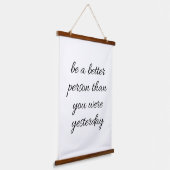 木の上の壁のタペストリーがより良い人である 吊り下げ型タペストリー (傾斜あり)