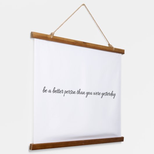 木の上の壁のタペストリーがより良い人である 吊り下げ型タペストリー (傾斜あり)