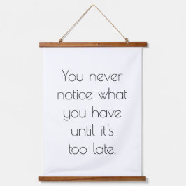 木の上の壁のタペストリーに気づくことはない 吊り下げ型タペストリー