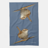 木の上の奇妙なコショウ キッチンタオル (縦)