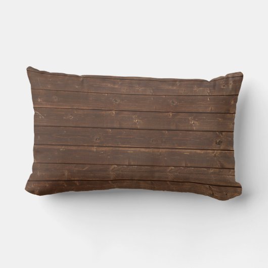 木の上の家族のロープの結び目 ランバークッション (裏面)