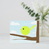 木の上の小鳥 ポストカード (スタンド正面)