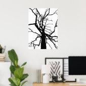 木の上の抽象芸術ポスター ポスター (ホームオフィス)