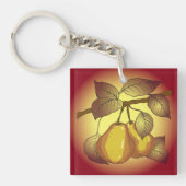 木の上の梨 キーホルダー (正面)