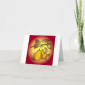 木の上の梨 サンキューカード