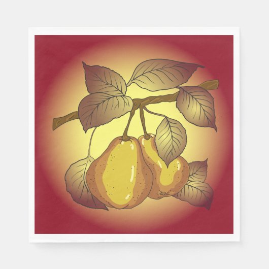 木の上の梨 スタンダードランチョンナプキン (正面)